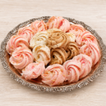 Schuimkransjes per 100 g.